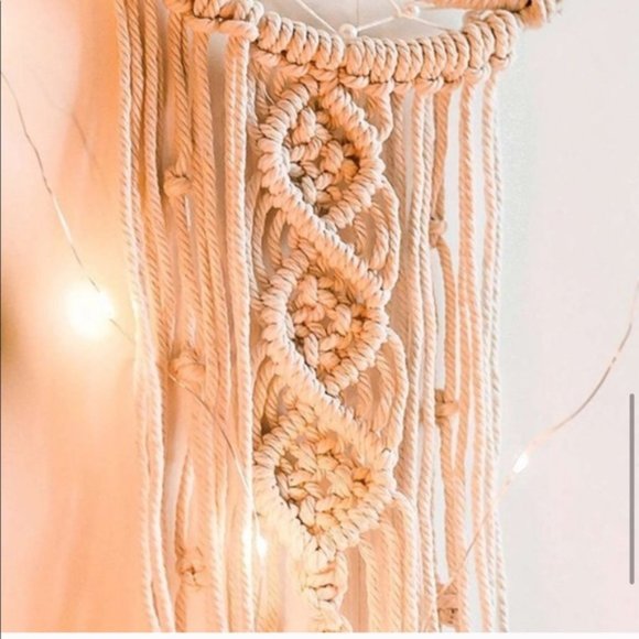Celestial Dream Catchers Cream Macramé - Picture 6 of 8
